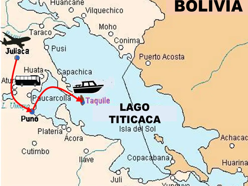 Taquile Lodge ubicacion de isla